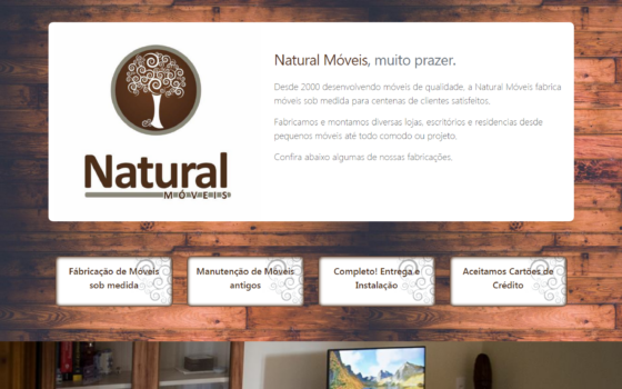 Natural Móveis – Site Institucional