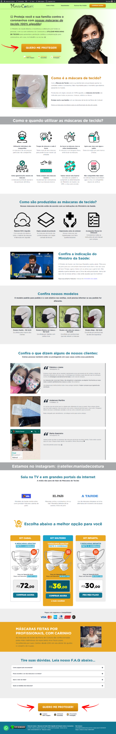 Atualização Mania de Costura