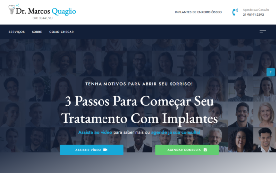 Site Completo: Dr. Marcos Quaglio