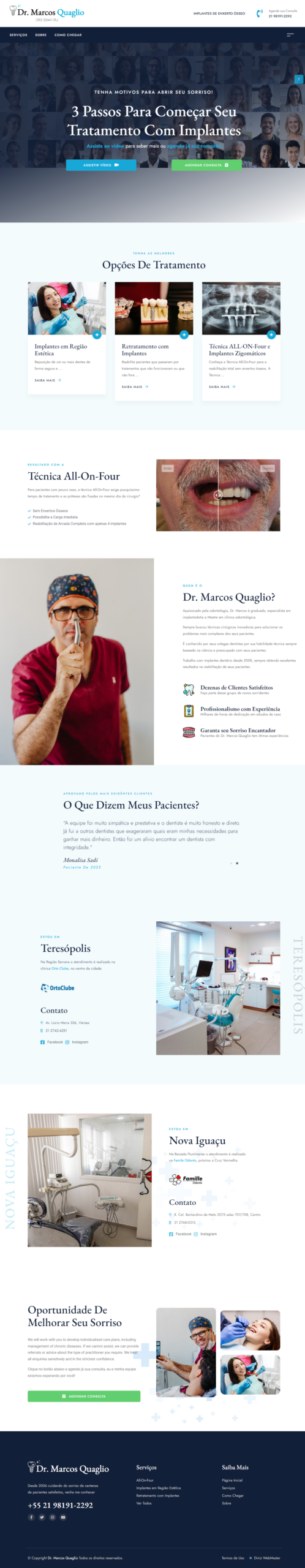 Site Completo: Dr. Marcos Quaglio