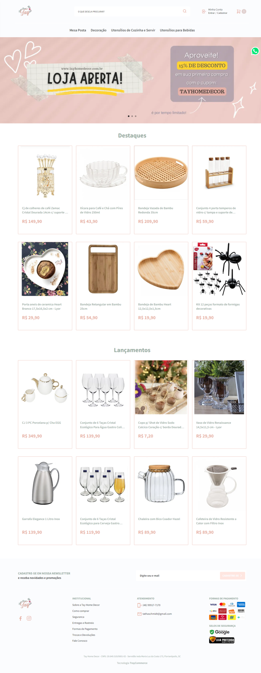 Transformação Digital: Como Potencializamos a Tay Home Decor para o Sucesso Online!
